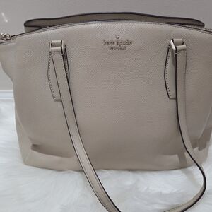 Kate Spade New York Monet Large Triple Compartment Tote in Cream
